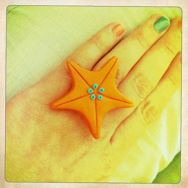 My orange starfish riiing!