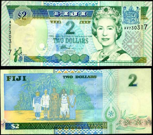 2 Doláre Fidži 2002, Pick 104