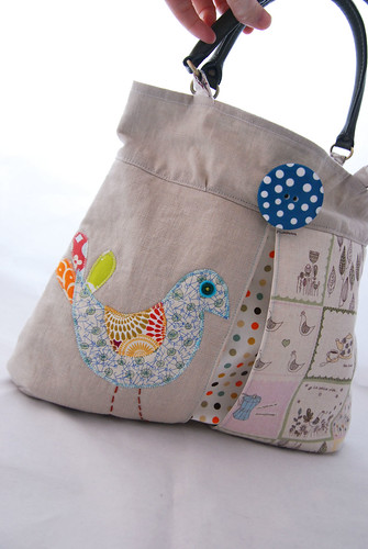 Applique Bird Bag by Once upon a time in the north