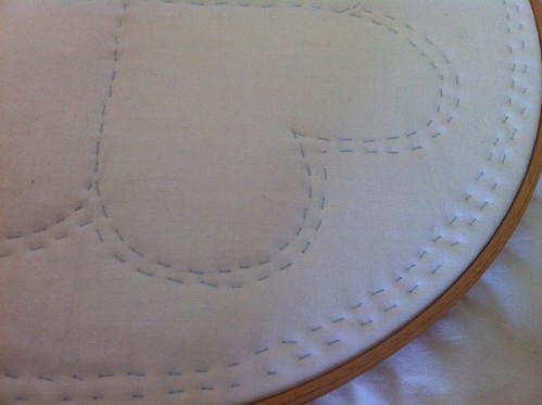 Whole cloth quilt by potteryrachel