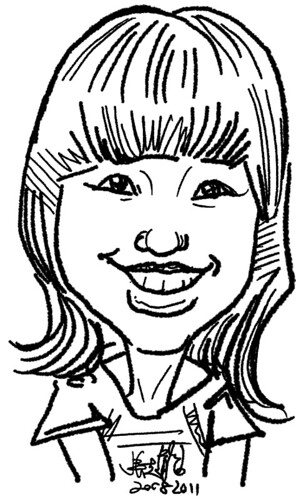 digital live caricature on HTC Flyer for HTC Weekend - Day 1 - 7