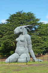 Sitting, a sculpture by Sophie Ryder by Tim Green aka atoach