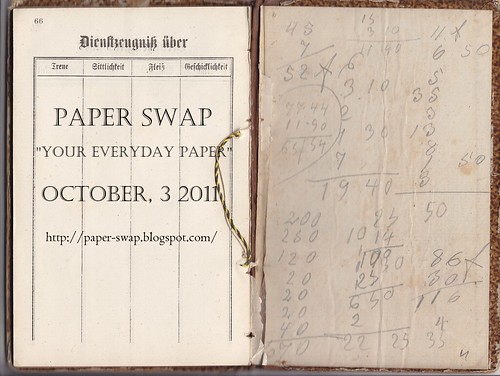 Paper Swap October