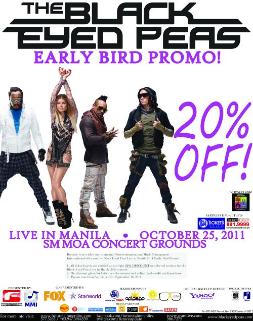 The Black Eyed Peas - Early Bird Promo