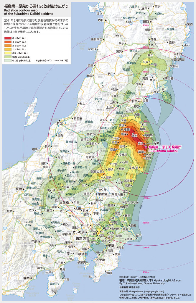 放射能汚染地図（四訂版）