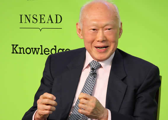 Ex-Prime Minister, Senior Minister and Minister Mentor of Singapore, Mr Lee Kuan Yew