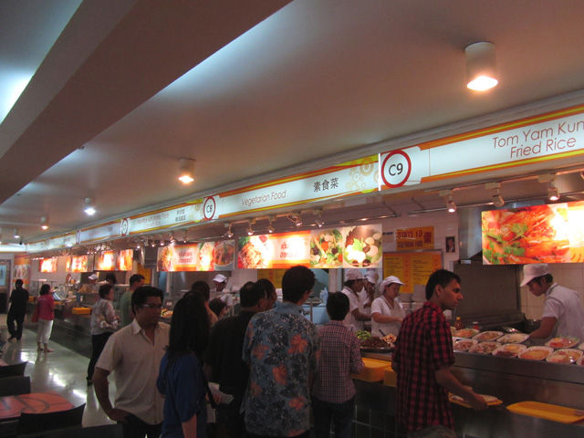 Vegetarian Food at MBK Shopping Mall in Bangkok, Thailand