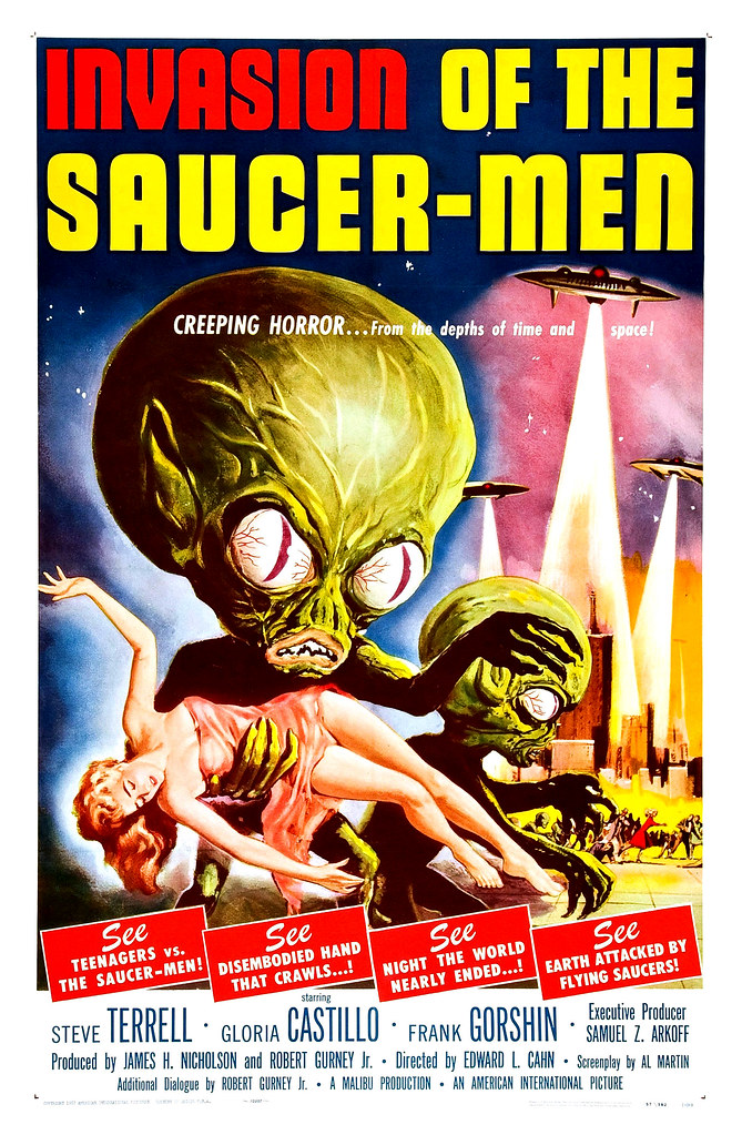 Albert Kallis - Invasion of the Saucer-men (American International, 1957) One Sheet
