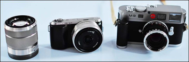 Sony NEX-C3 18-55mm 16mm f/2.8 Leica M9 Zeiss 50mm f/2 T* Planar