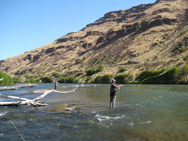 casting on the deschutes