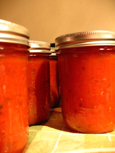 Tomato heaven: canned spaghetti sauce