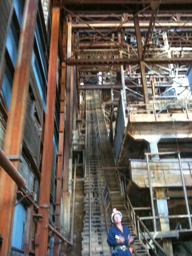 inside the processing plant