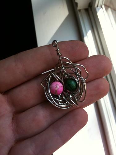 bird nest pendant