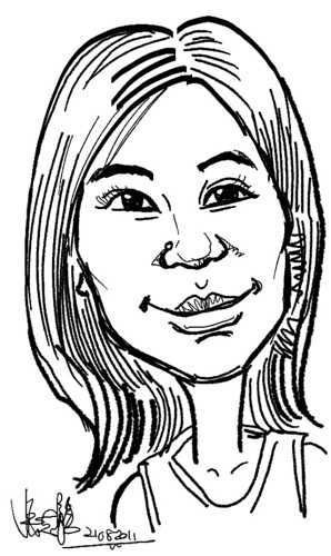 digital live caricature on HTC Flyer for HTC Weekend - Day 2 - 1