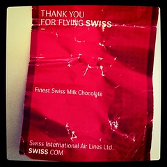 Flying swiss chocolate