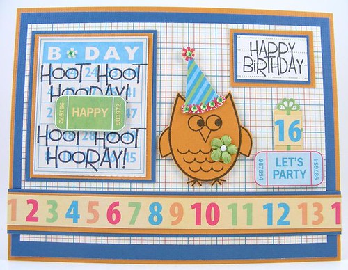 SOL September Birthday Owl Card