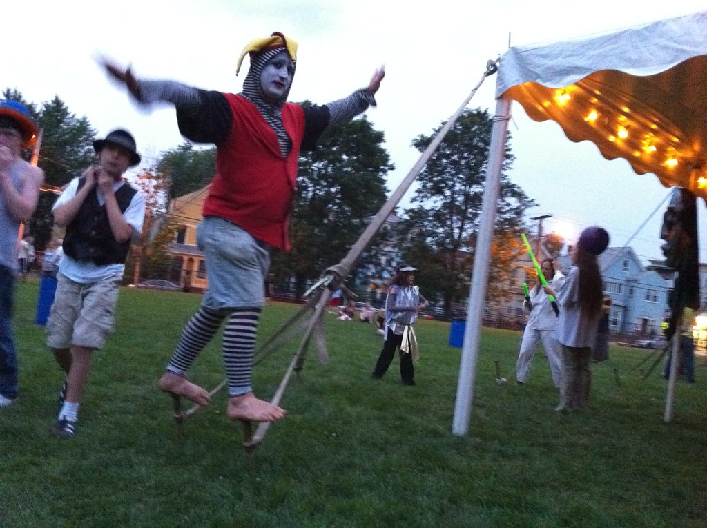 Clown on Tent Stakes