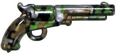Rare Camo BrickArms - Silver Revolver with Digital Jungle Camo
