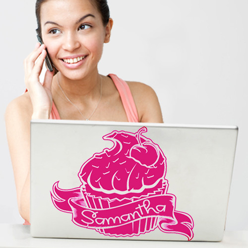 Cupcake Laptop Decal By Beepart