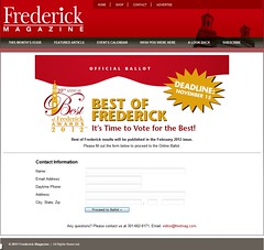 Frederick Basket wins Best of Frederick or so we hope