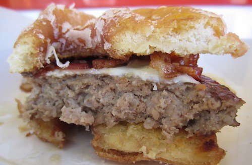 The Big E's Craz-E burger. It was awful.