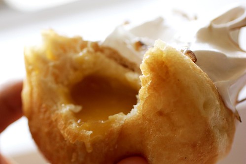 lemon meringue doughnut  @ dough