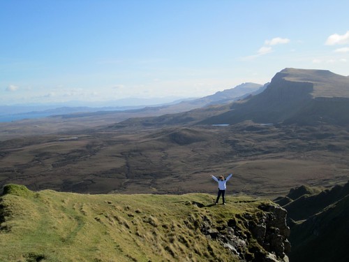 VICTORY!! Cuith-Raing in the Isle of Skye - this photo was taken at the top of the peak during a hike in the Scottish Highlands, Caterina Rodriguez, U
