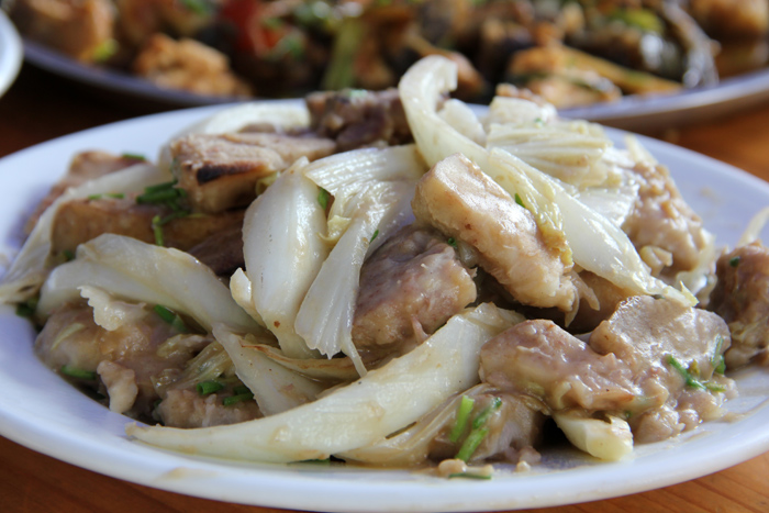 Chinese stir fried taro