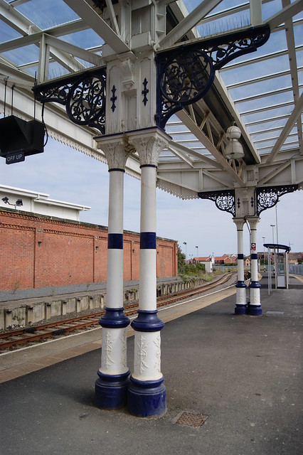 Hartlepool Railway Station, Columns by Andrew Handyside and Company of Derby and London