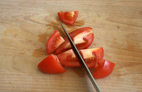 35 - Tomate achteln
