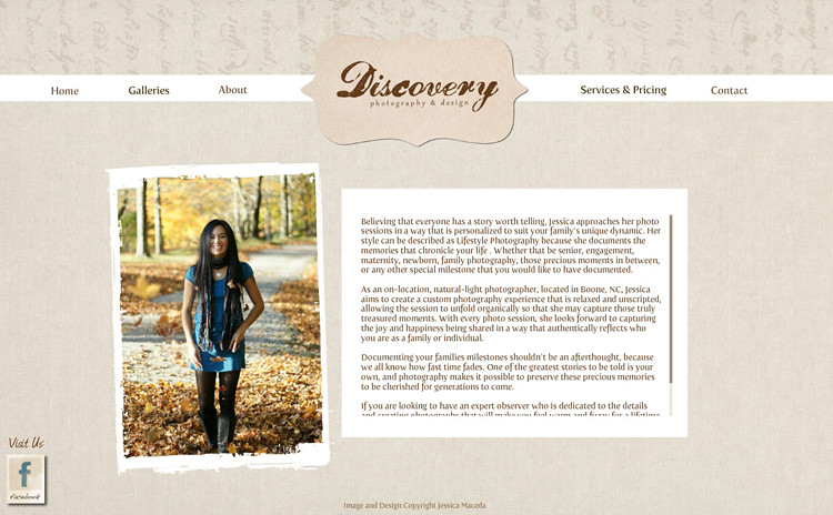 Discovery Photography & Design About | Boone, NC