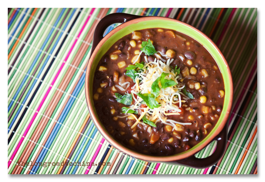 Black Bean Soup From Above BLOG