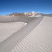 La cresta della duna di sabbia