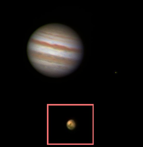 Jupiter Io  & Mars 290811 by Mick Hyde