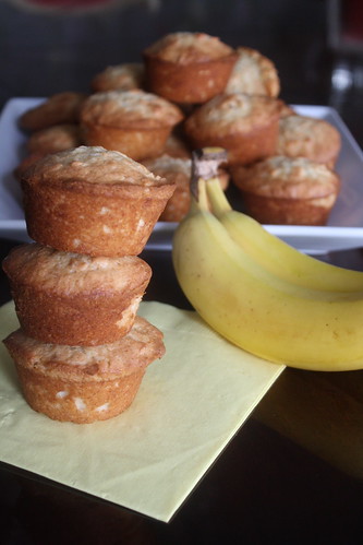 banana coconut muffins