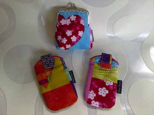 Porta moedas e porta telemóveis by ♥Linhas Arrojadas Atelier de costura♥Sonyaxana