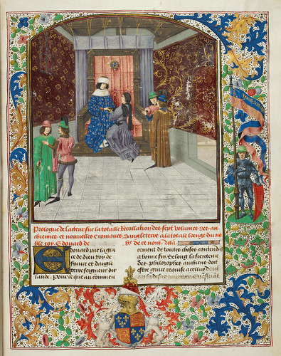 The author presenting his chronicle to Edward IV by eyemagazine
