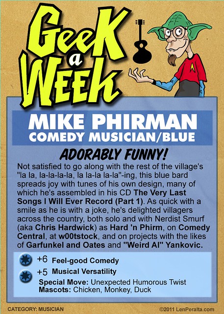 Geek A Week Season 2: Mike Phirman (cardback)