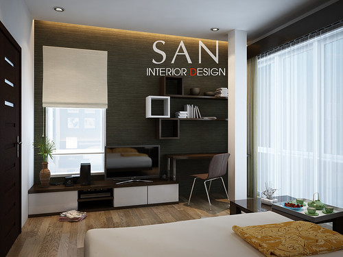 Small House Interior Design Bedroom by Santasel