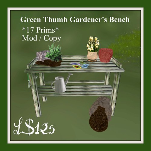 Green Thumb Gardener's Bench