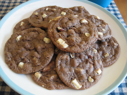 Hazelnut White Chocolate Chip Cookies