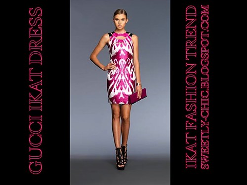 Ikat fashion trend_Gucci Ikat dress by Sweetlynat