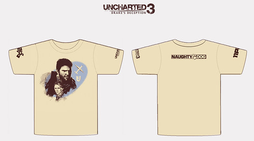 UNCHARTED 3 PAX 2011 t-shirt