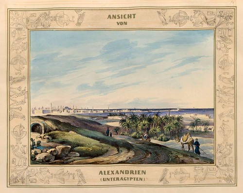 012-Vista de Alejandria en el Bajo Egipto-Malerische Ansichten aus dem Orient-1839-1840- Heinrich von Mayr-© Bayerische Staatsbibliothek 