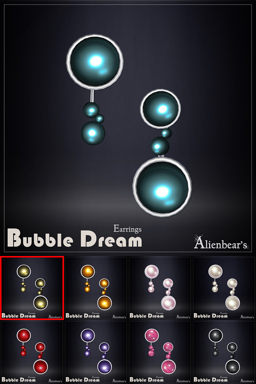 Bubble Dream earrings all