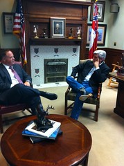 Lt. Governor Darr visit with Lt. Governor Phil Bryant