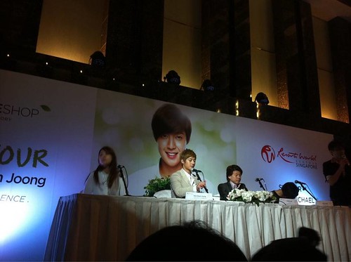 Kim Hyun Joong Singapore Press Conference [110819]