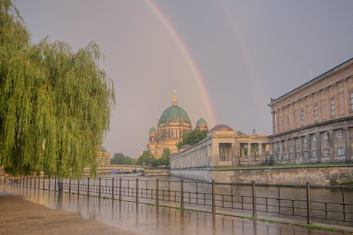 Rainbow Over the Berlin Cathedral