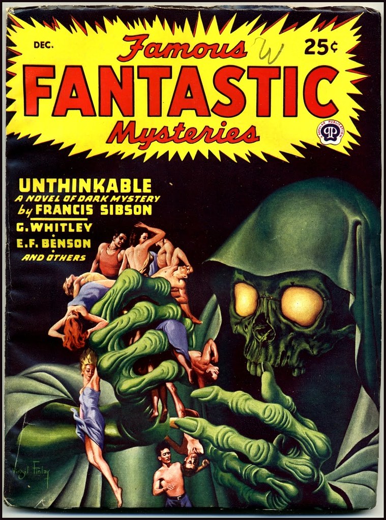Virgil Finlay - Famous Fantastic Mysteries, December 1946