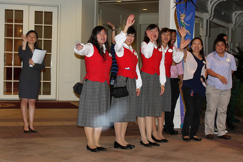 Our VIP Guides wave us goodbye